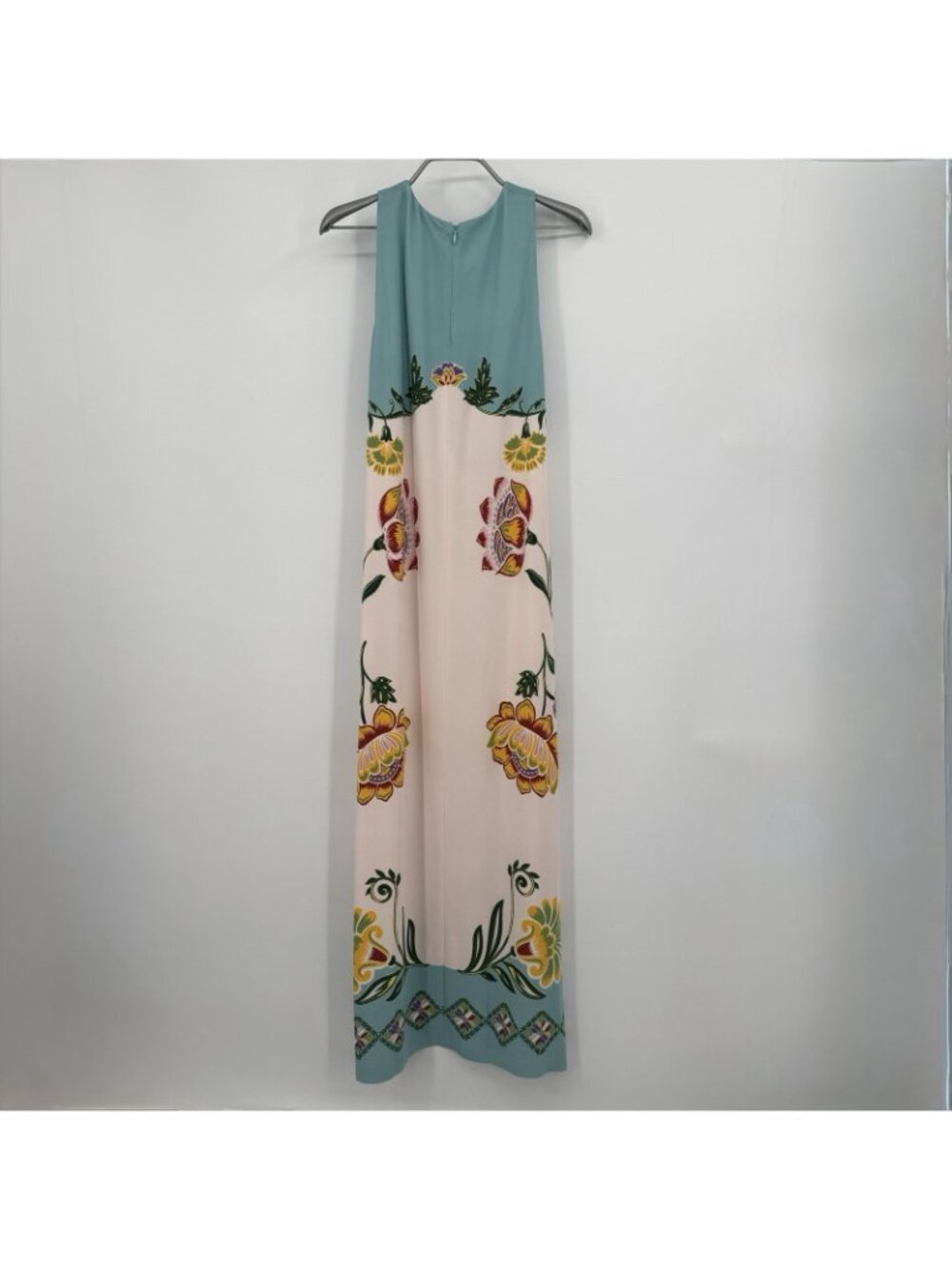 La Double J Racer Maxi Dress size S Small Blue Folk Flowers/Azzurro NWT $980 - Picture 5 of 7